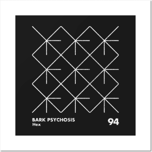 Bark Psychosis / Minimal Graphic Design Tribute Posters and Art